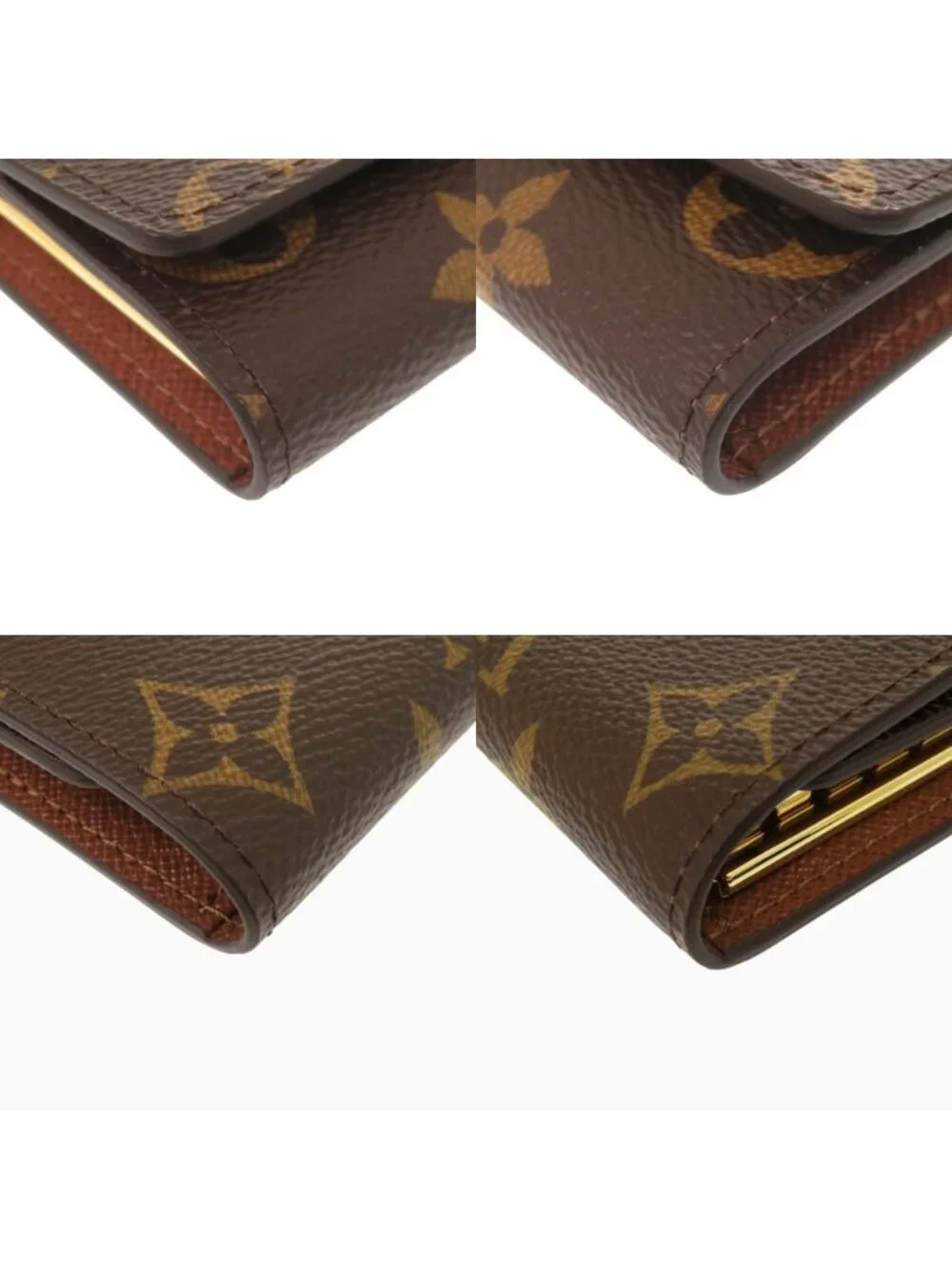 Louis Vuitton Multicles 6 Monogram Key Case Canvas Brown Key Holder
